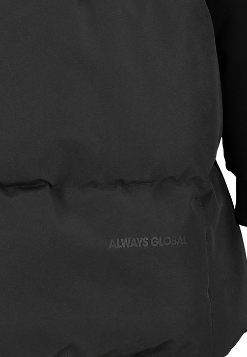 Sublevel Sublevel Stylische Winterjacke mit abnehmbarer Kapuze – Dunkelgrau, Bild 3