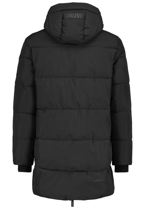 Sublevel Sublevel Stylische Winterjacke mit abnehmbarer Kapuze – Dunkelgrau, Bild 8