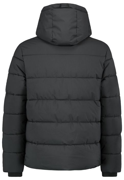 Sublevel Sublevel Wattierte Outdoorjacke mit Kapuze und mehreren Taschen – Dunkelgrau, Bild 7