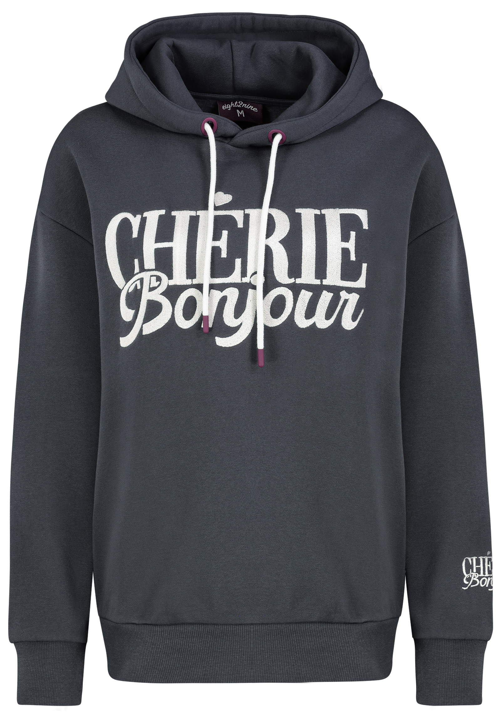 D10600BI02623D4_19400_V.jpg Kapuzensweatshirt mit Aufdruck und Stickerei