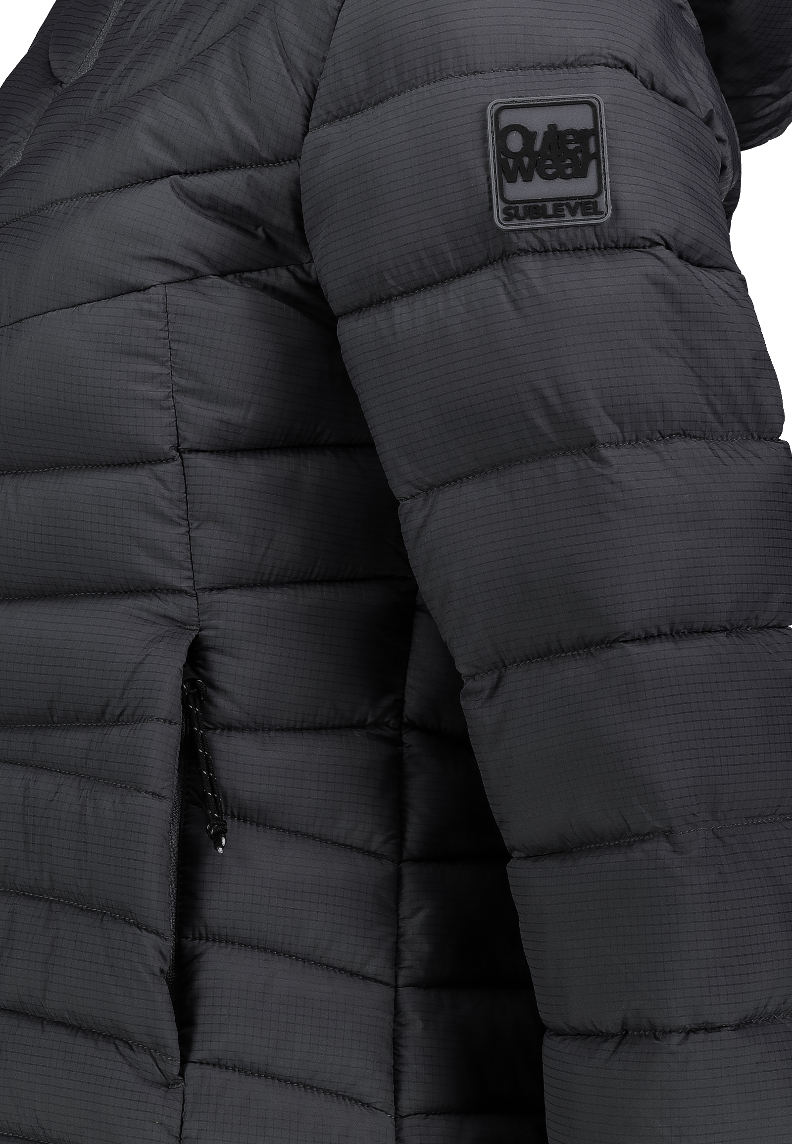 D50092XB44554A3_23400_D2.jpg Daunenjacke mit Kapuze und Reißverschluss für Outdoor