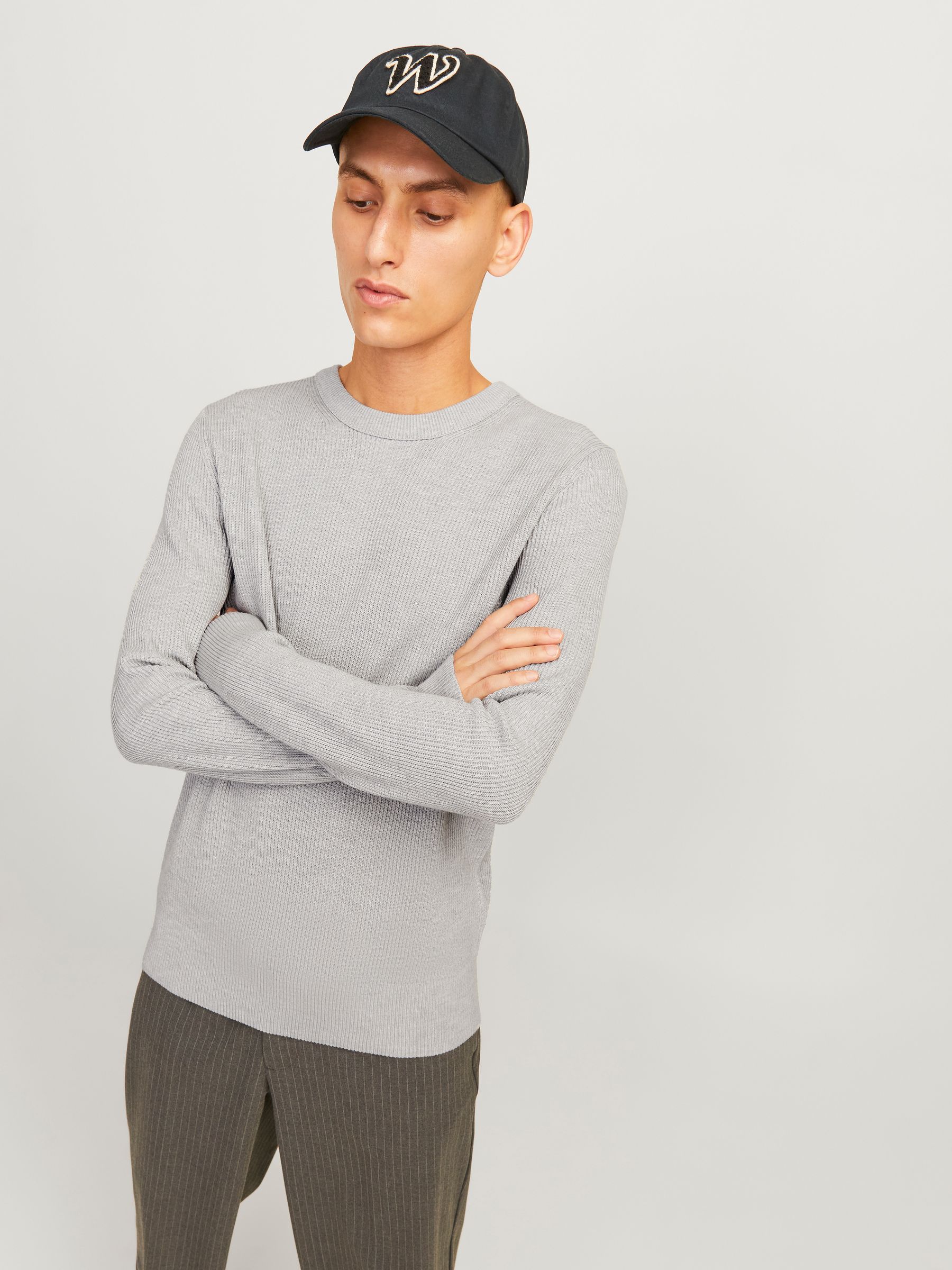 JACK&JONES_FallWinter2024_4507864_12257771_7.jpg Gemütlicher Strickpullover mit Rundhals für Herbst