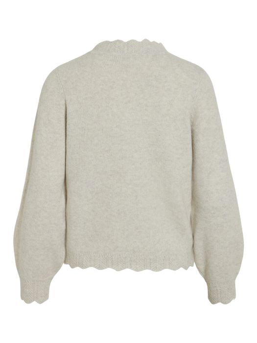 Vila VILA Stylischer Pullover mit Strickmuster – Natur, Bild 6
