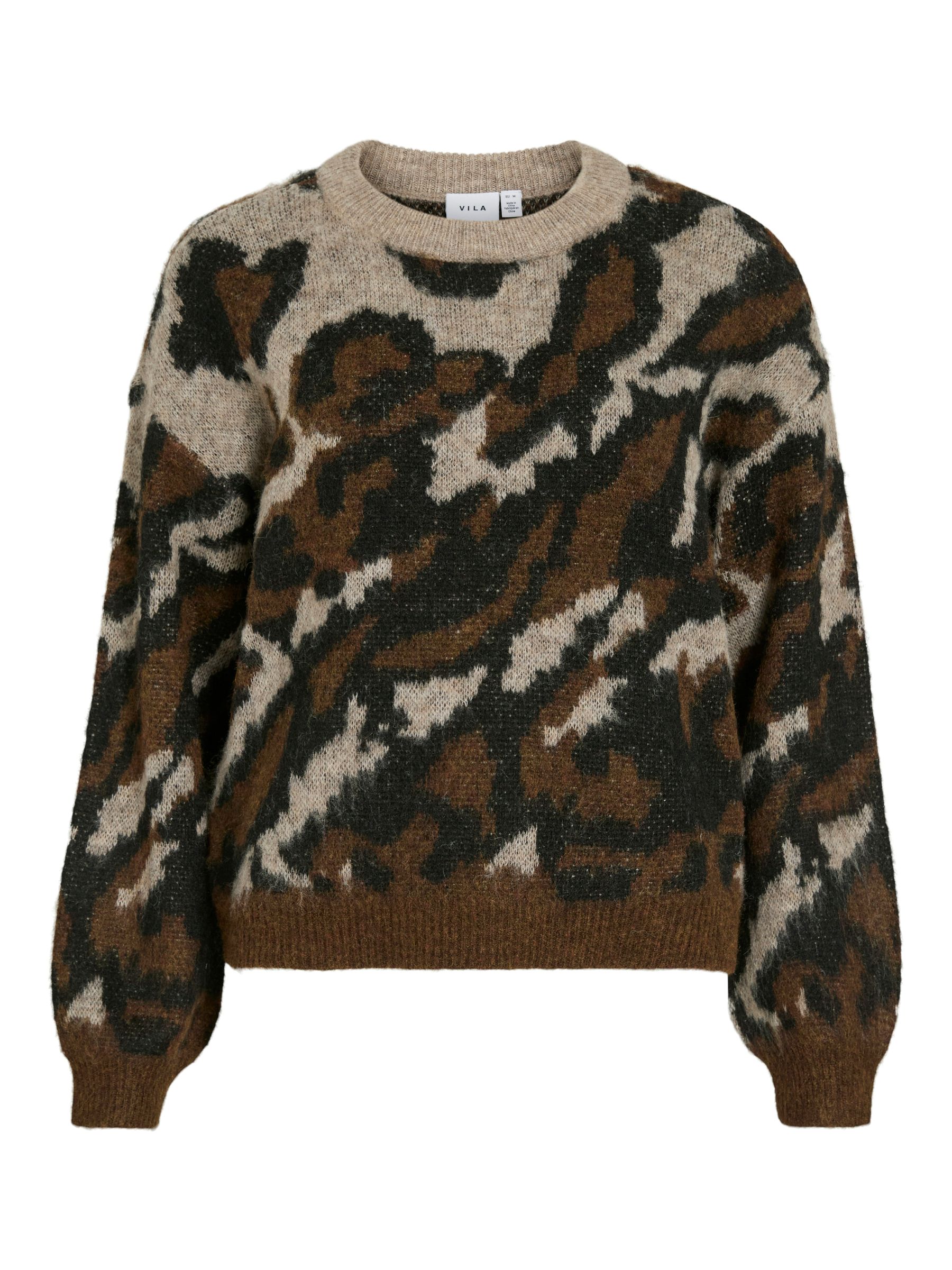 VILA_Autumnwinter_4808387_14108972.jpg Modischer Pullover im Strickdesign