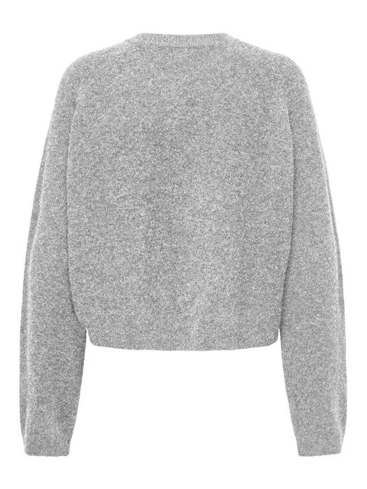Only Strickcardigan mit Knöpfen und aufgesetzten Taschen – Grau, Bild 3
