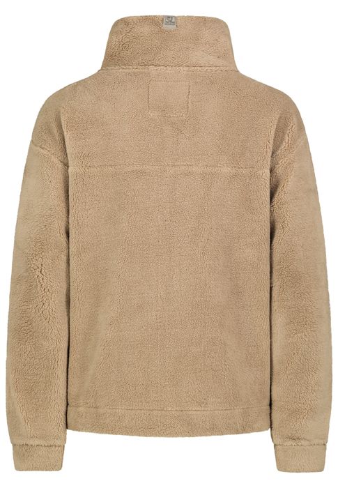 Sublevel Sublevel Flauschige Jacke mit aufgesetzte Taschen Teddy – Braun, Bild 4