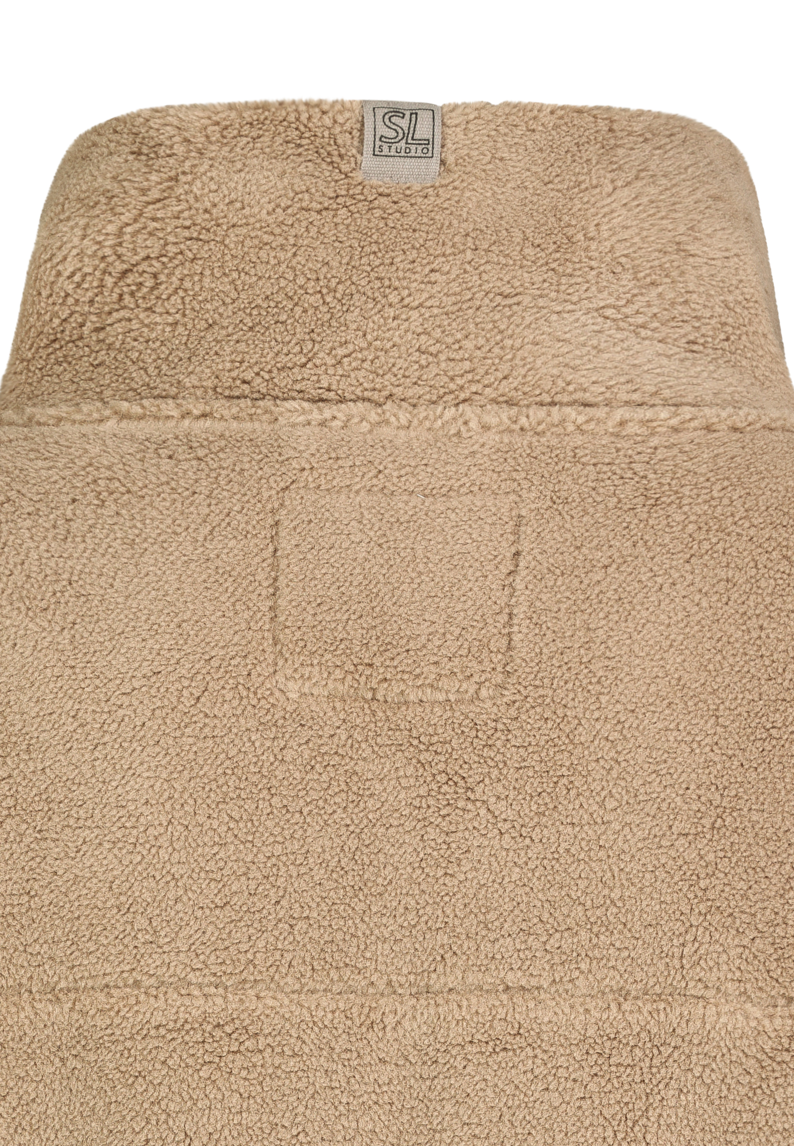 Sublevel Sublevel Flauschige Jacke mit aufgesetzte Taschen Teddy – Braun, Bild 2