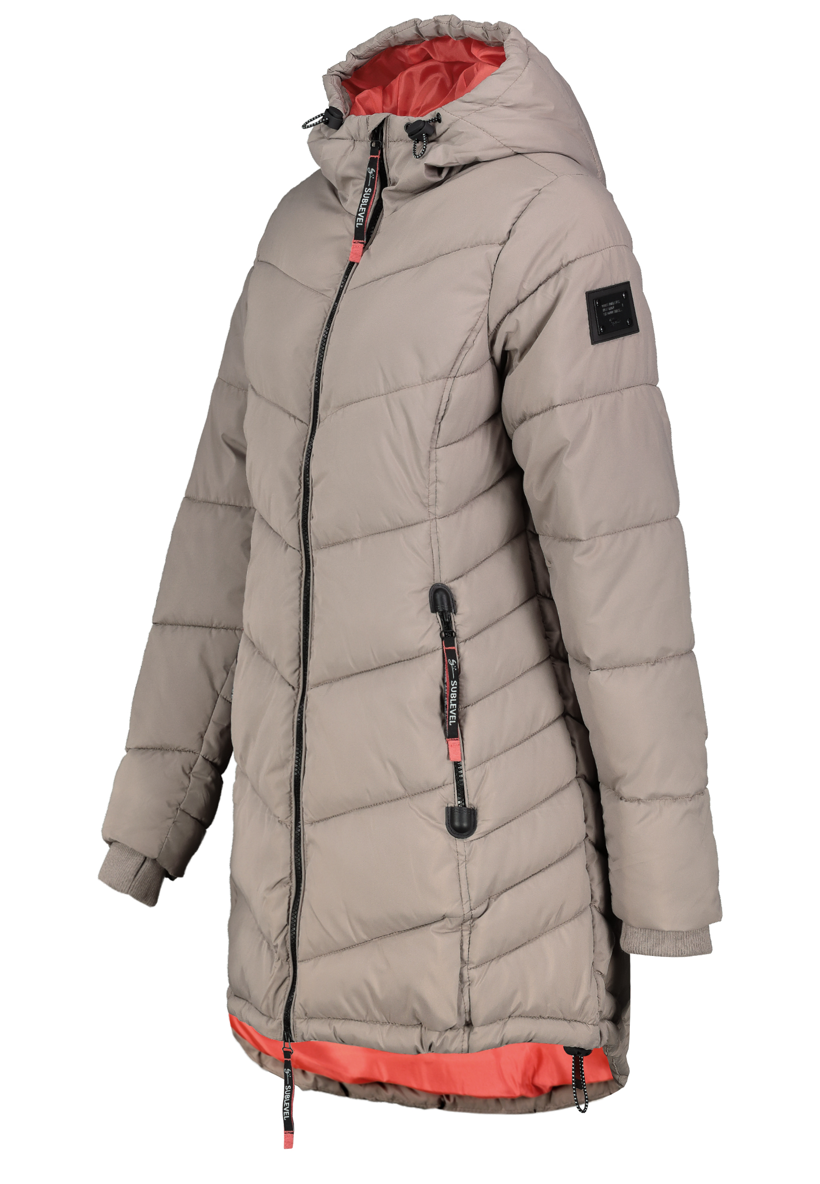 D51160X44472C7-1_21300_S1.jpg Warme Winterjacke mit Kapuze und Reißverschlusstaschen