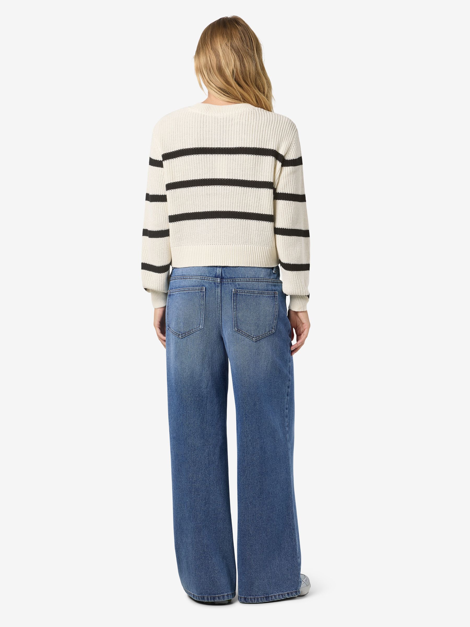 NOISY-MAY_NOOS2025_4350885_27027632_3.jpg Gestreifter Pullover mit Rundhals und weitem Schnitt