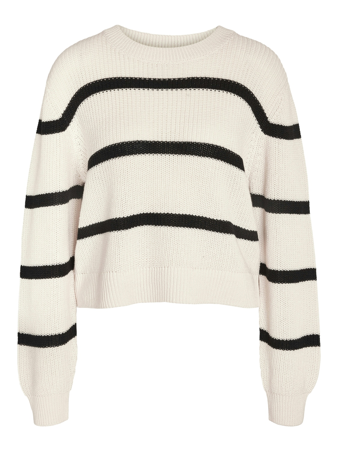 NOISY-MAY_NOOS2025_4350885_27027632.jpg Gestreifter Pullover mit Rundhals und weitem Schnitt
