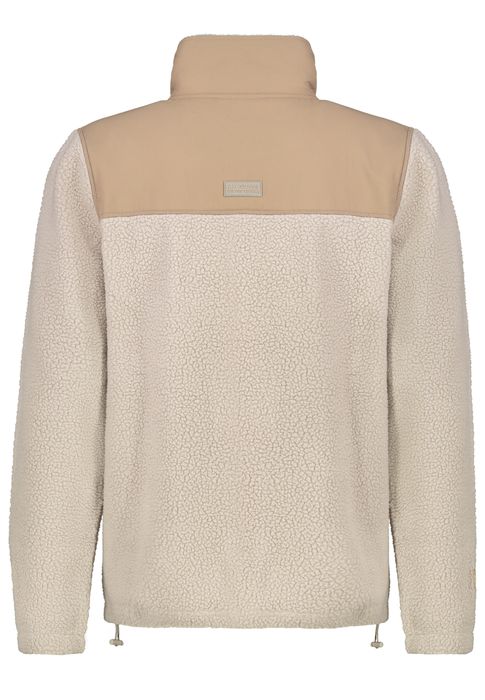Sublevel Sublevel Warme Outdoorjacke Teddy Brusttasche mit Reißverschluss – Beige, Bild 5