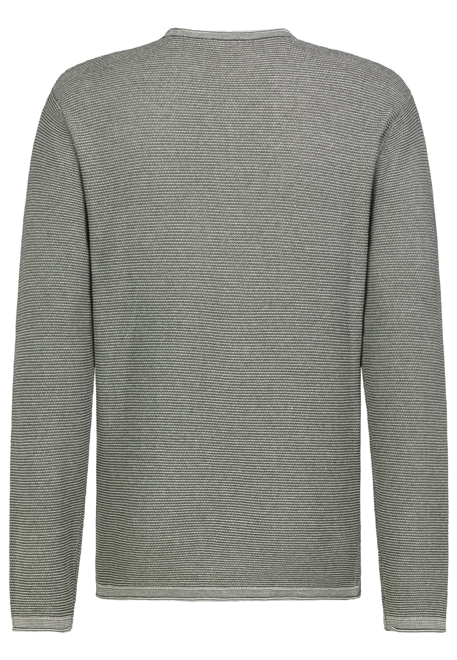 Eleganter langärmeliger Pullover mit feinem Strickmuster Eleganter langärmeliger Pullover mit feinem Strickmuster