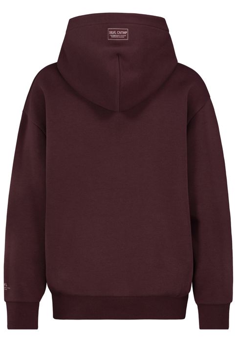 Sublevel Kapuzensweatshirt mit Schriftzug – Rot, Bild 4