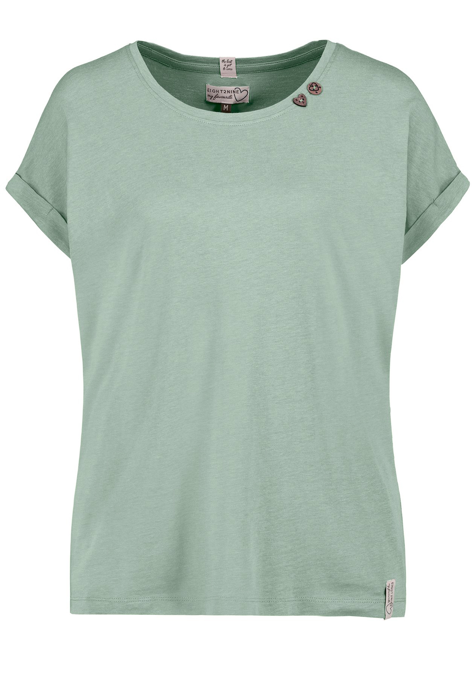 Design T-Shirts 2er-Pack Knopfdetails Umschlagärmel Design T-Shirts 2er-Pack Knopfdetails Umschlagärmel