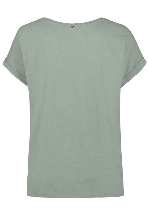 Sublevel Design T-Shirts 2er-Pack Knopfdetails Umschlagärmel – Mehrfarbig, Bild 4