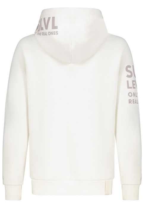 Sublevel Sublevel Sweat Zip Hood mit urbanem Design und Schriftzug Details – Weiß, Bild 6