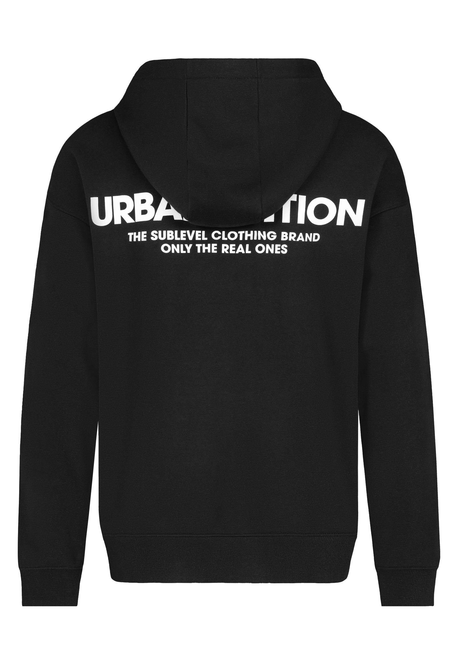 H10608BC21492A3NO_24000_H.jpg Hoodie mit Kapuze und Kängurutasche Schriftzug-Print hinten
