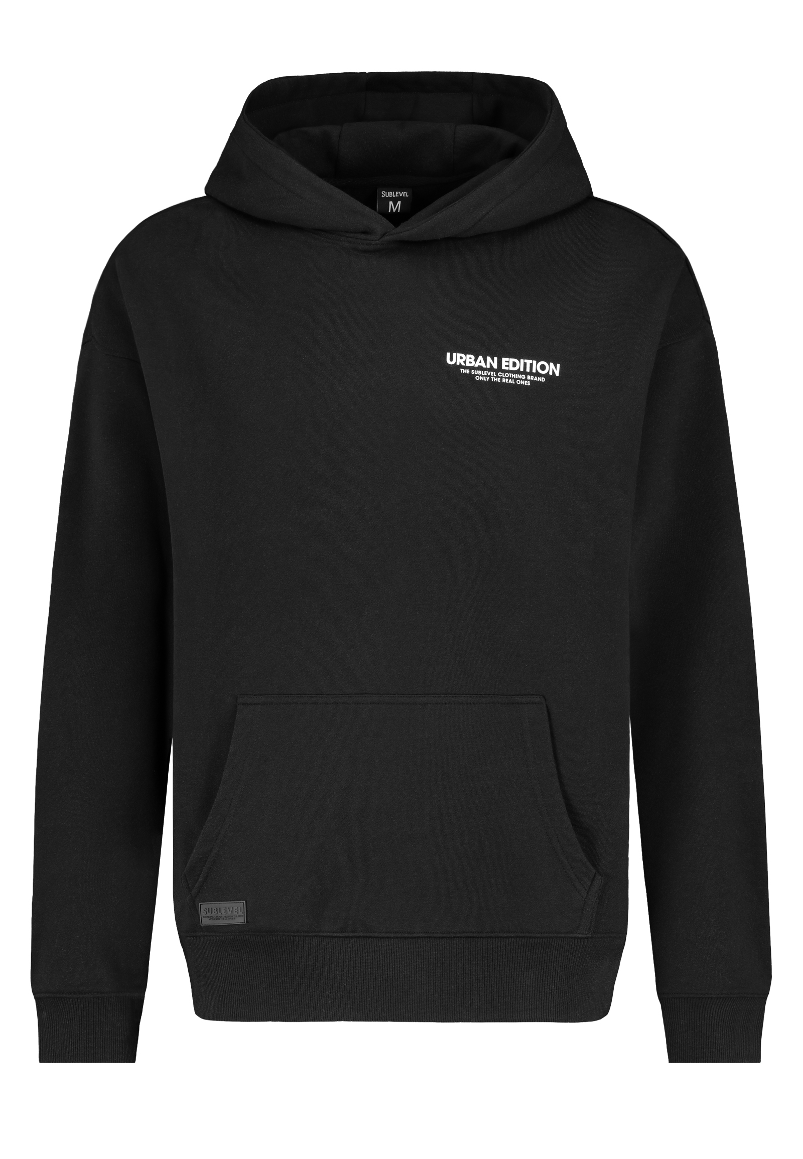 H10608BC21492A3NO_24000_V.jpg Hoodie mit Kapuze und Kängurutasche Schriftzug-Print hinten