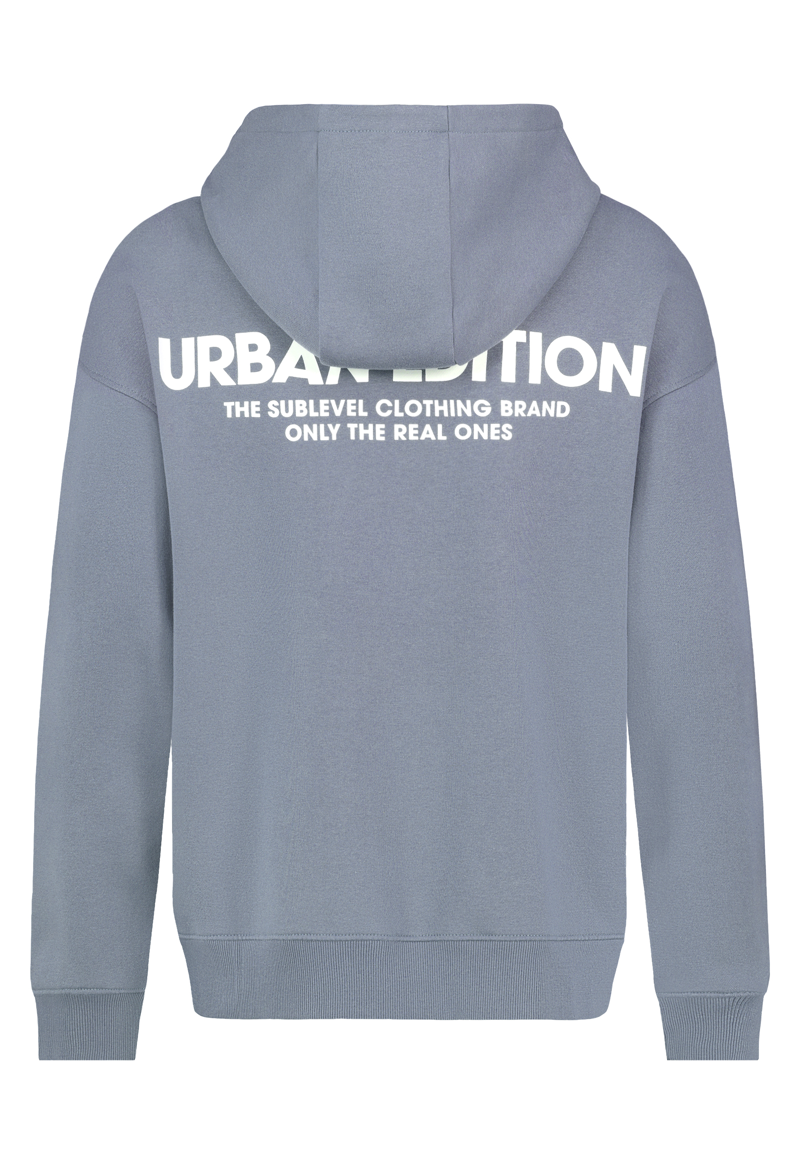 H10608BC21492A4NO_19300_H.jpg Hoodie mit Kapuze und Kängurutasche Schriftzug-Print hinten