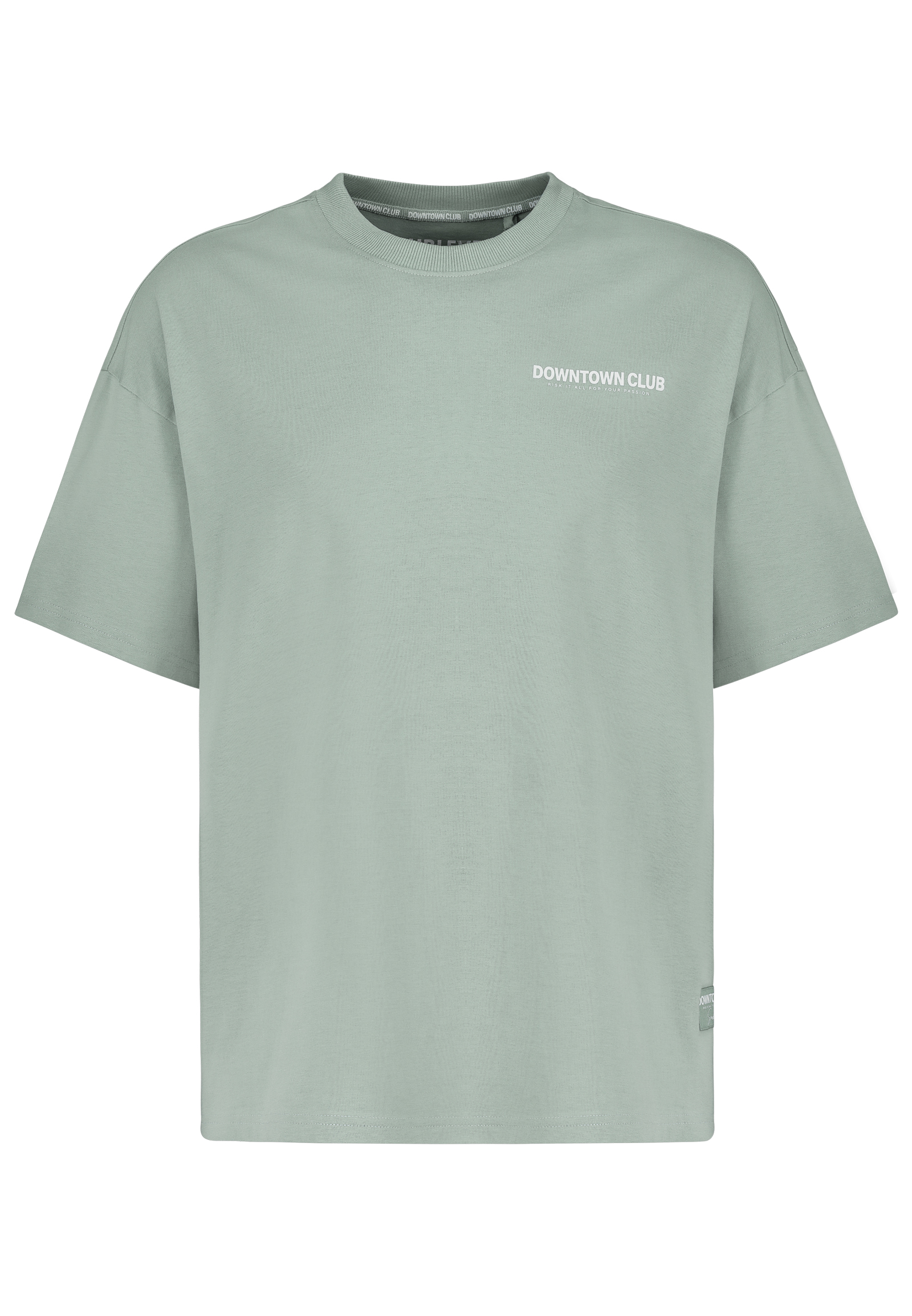 H12078M22604A3NO_12200_V.jpg Oversized T-Shirt mit Downtown Club Logo Slogan