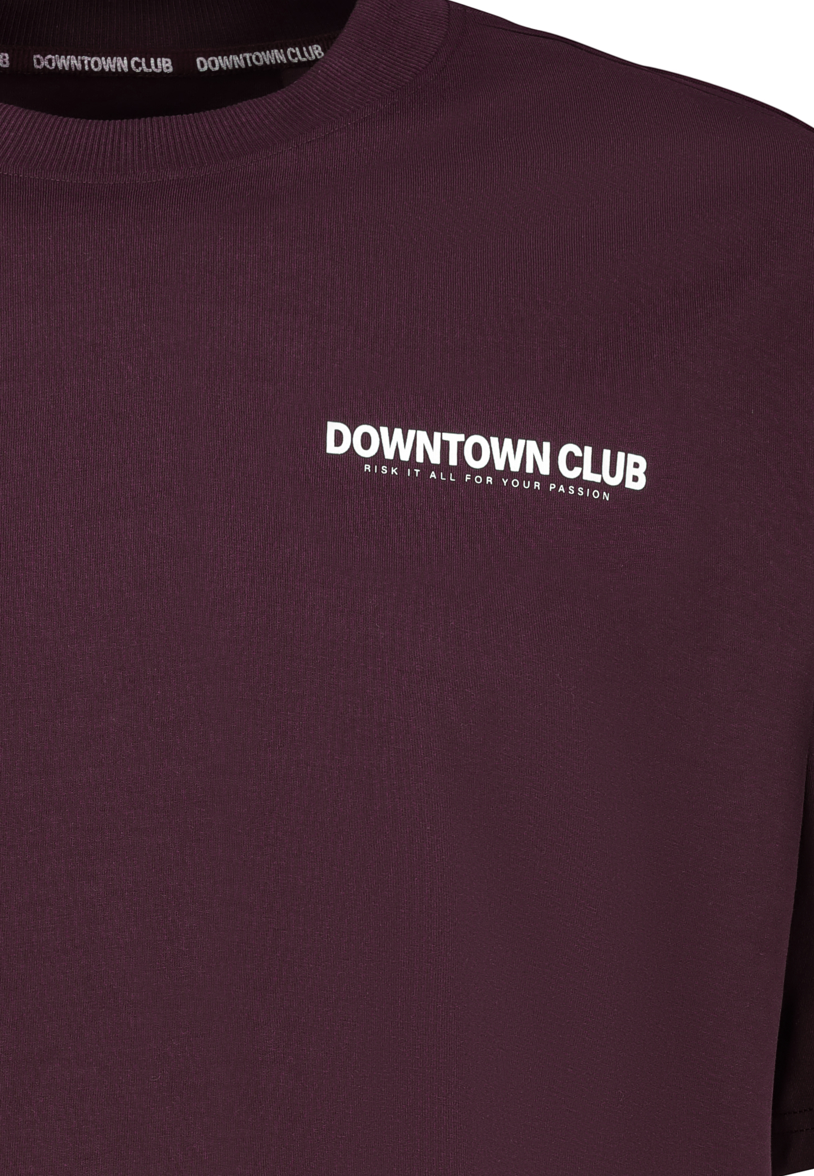 H12078M22604A6NO_15400_D1.jpg Oversized T-Shirt mit Downtown Club Logo Slogan