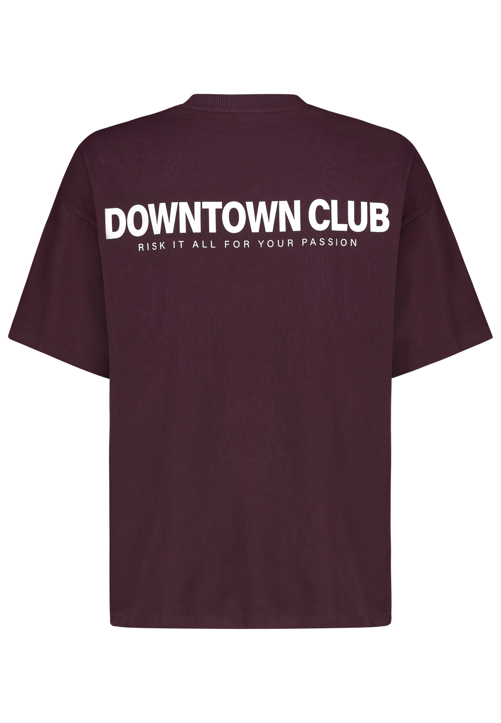 H12078M22604A6NO_15400_H.jpg Oversized T-Shirt mit Downtown Club Logo Slogan