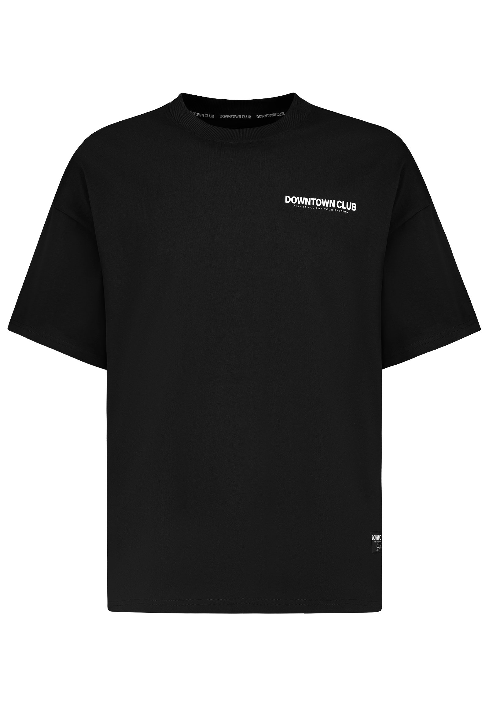 H12078M22604A7NO_24000_V.jpg Oversized T-Shirt mit Downtown Club Logo Slogan