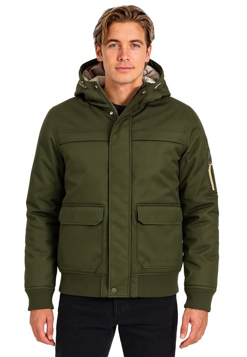 Urban Surface Hochwertige Outdoorjacke mit Kapuze und funktionalen Taschen – Schwarz, Bild 7