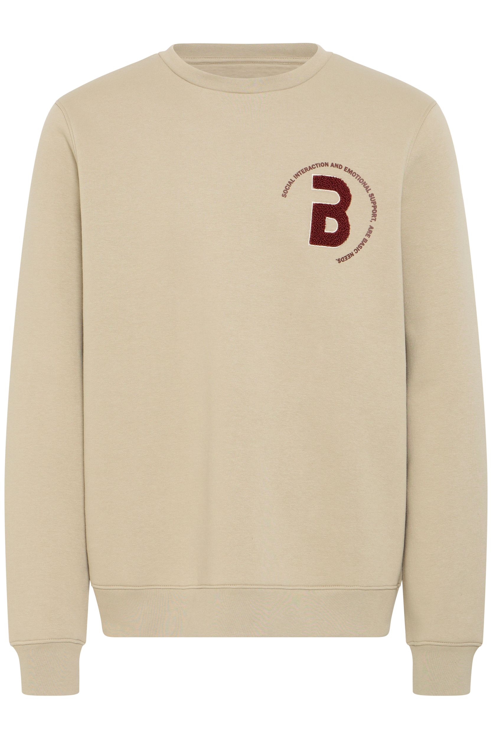 Langärmliges Shirt mit Rundhals und gestreiftem Muster Langärmliges Shirt mit Rundhals und gestreiftem Muster