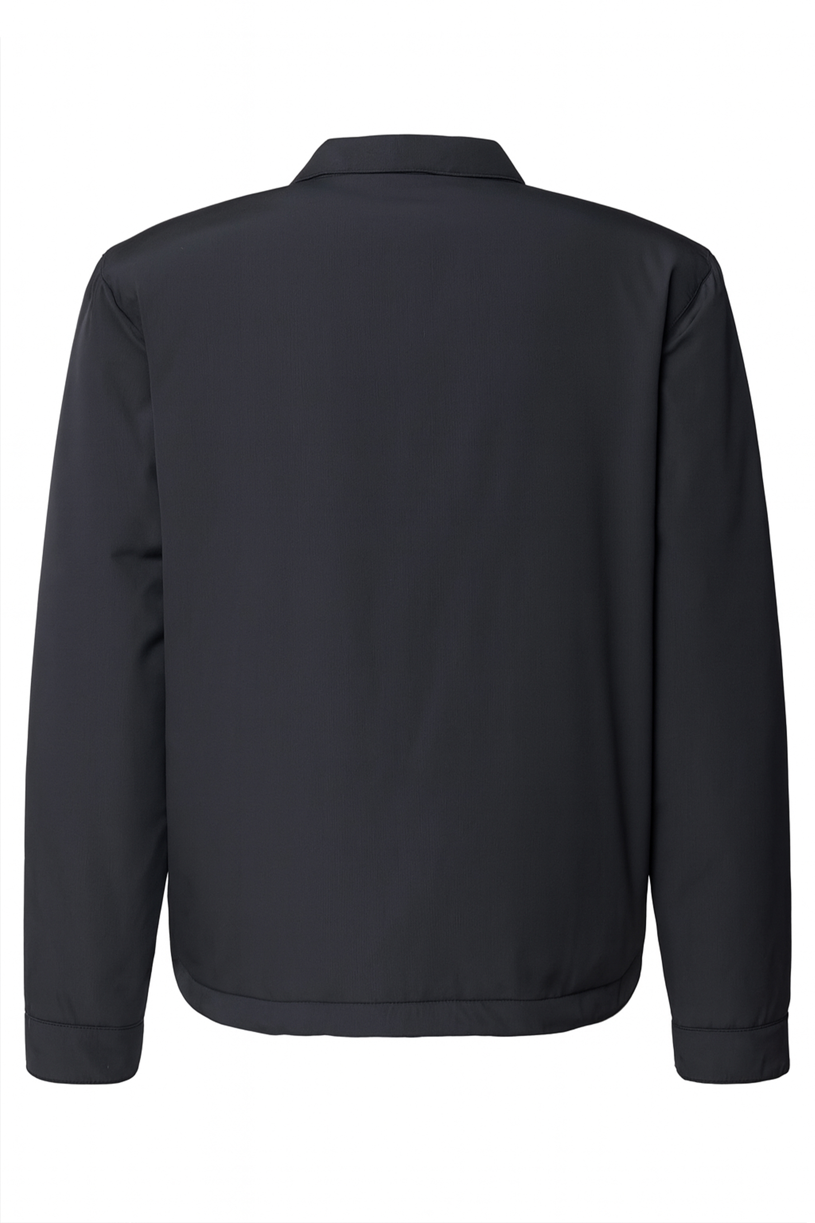 Schwarze wattierte Kapuzenjacke mit Reißverschluss Schwarze wattierte Kapuzenjacke mit Reißverschluss