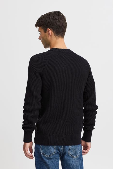 Casual Friday Gemütlicher Strickpullover mit langen Ärmeln – Dunkelblau, Bild 7