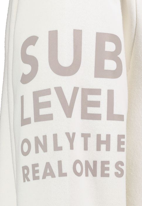 Sublevel Sublevel Hoodie mit Frontprint und Kapuze für Herren – Weiß, Bild 5
