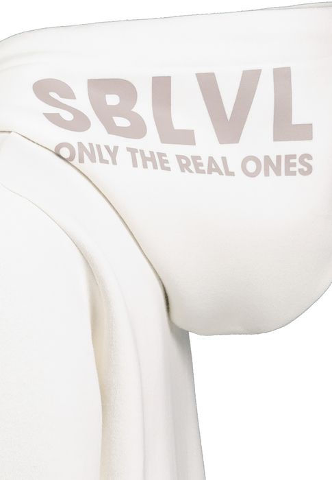 Sublevel Sublevel Hoodie mit Frontprint und Kapuze für Herren – Weiß, Bild 4