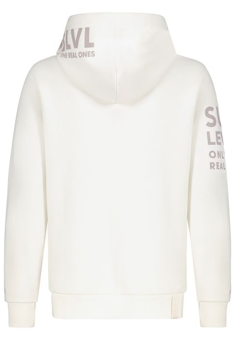 Sublevel Sublevel Hoodie mit Frontprint und Kapuze für Herren – Weiß, Bild 8