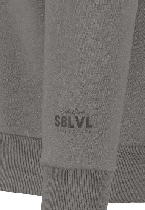 Sublevel Sublevel Hoodie mit Frontprint und Kapuze für Herren – Grau, Bild 6
