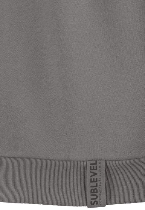 Sublevel Sublevel Hoodie mit Frontprint und Kapuze für Herren – Grau, Bild 3