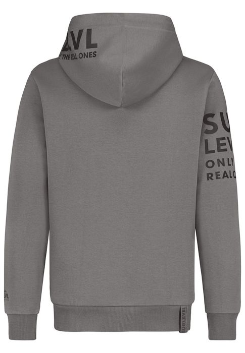 Sublevel Sublevel Hoodie mit Frontprint und Kapuze für Herren – Grau, Bild 8