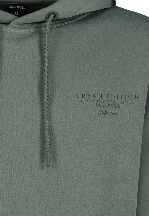 Sublevel Sublevel Hoodie mit Frontprint und Kapuze für Herren – Grün, Bild 7