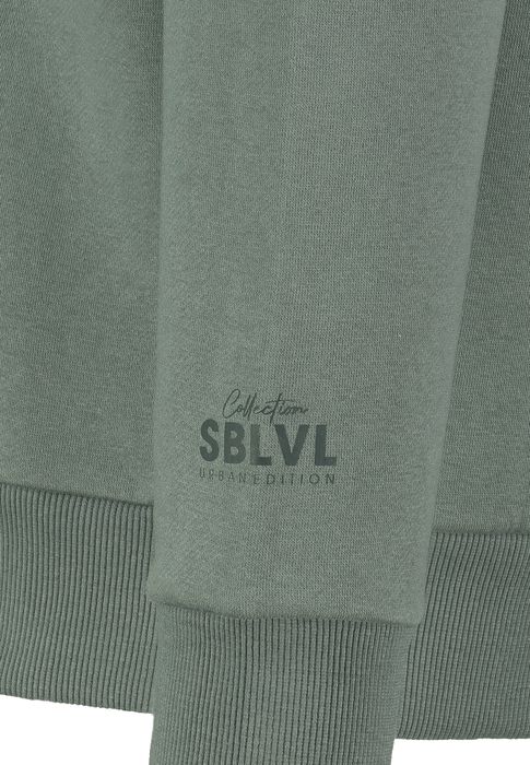 Sublevel Sublevel Hoodie mit Frontprint und Kapuze für Herren – Grün, Bild 6