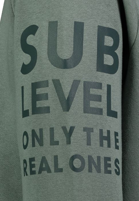 Sublevel Sublevel Hoodie mit Frontprint und Kapuze für Herren – Grün, Bild 4