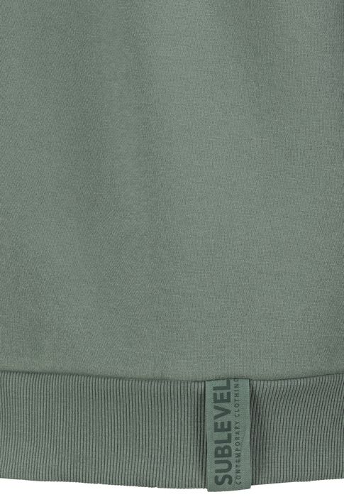 Sublevel Sublevel Hoodie mit Frontprint und Kapuze für Herren – Grün, Bild 3