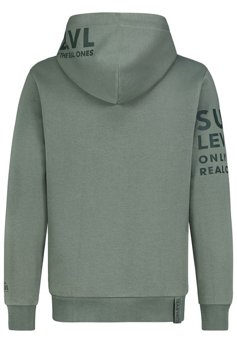 Sublevel Sublevel Hoodie mit Frontprint und Kapuze für Herren – Grün, Bild 8