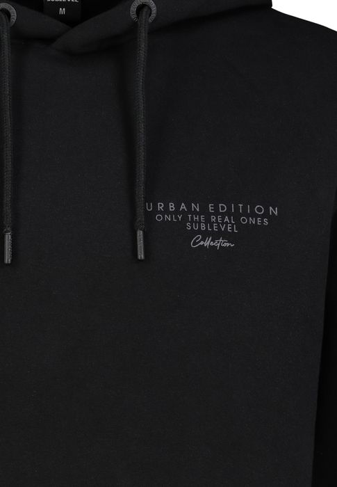 Sublevel Sublevel Hoodie mit Frontprint und Kapuze für Herren – Schwarz, Bild 7