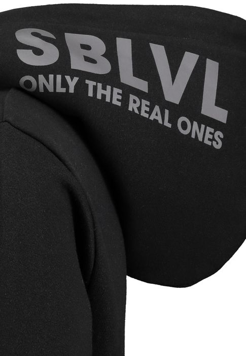 Sublevel Sublevel Hoodie mit Frontprint und Kapuze für Herren – Schwarz, Bild 4