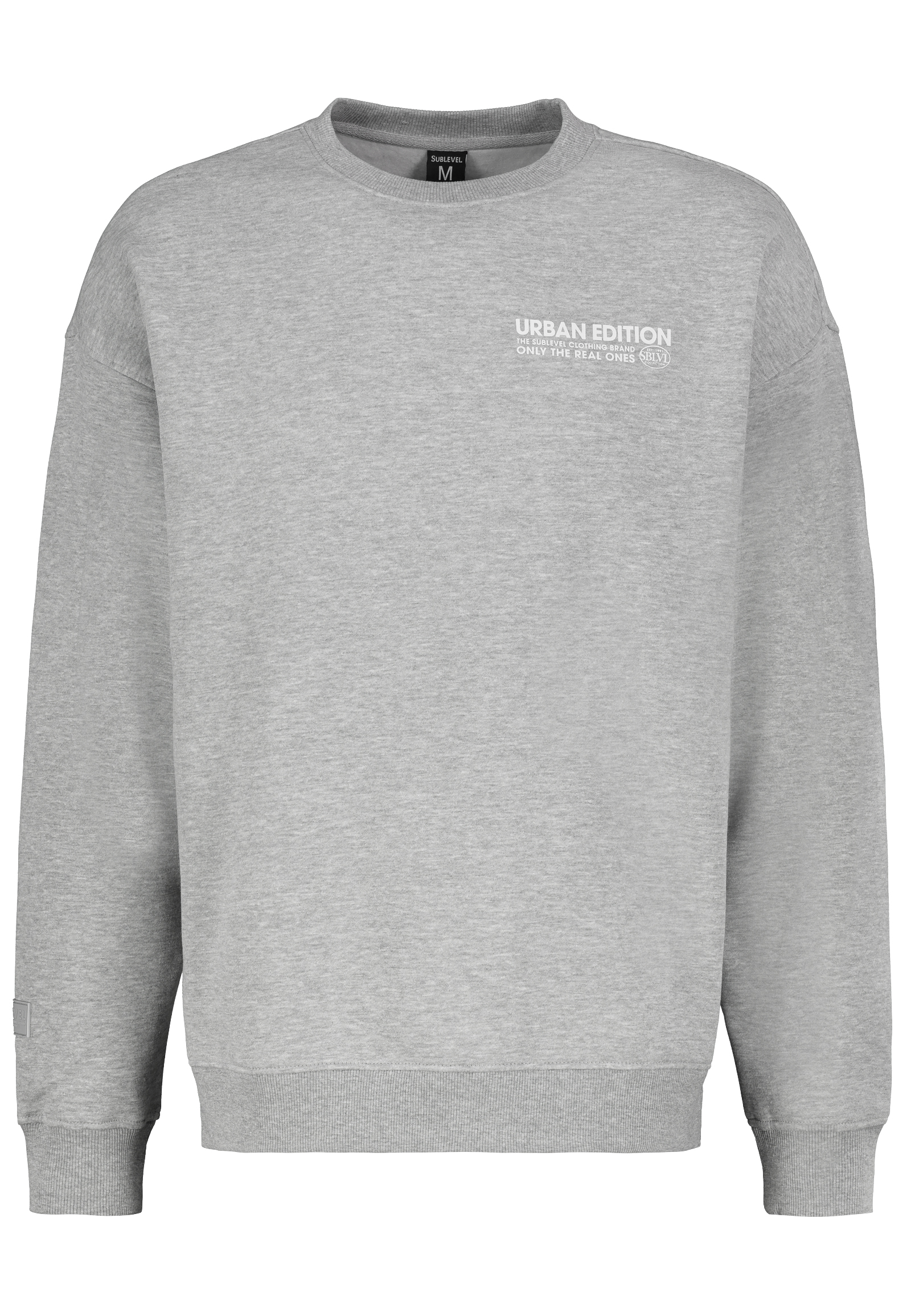 H10608BC21493A2NO_23200_V.jpg Urban Edition Sweatshirt Rundhals mit Rippblende