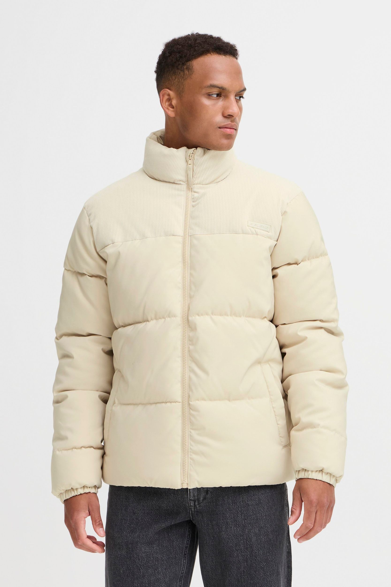 Blend BLEND Elegante Jacke mit Reißverschluss und Seitentaschen – Grau, Bild 2