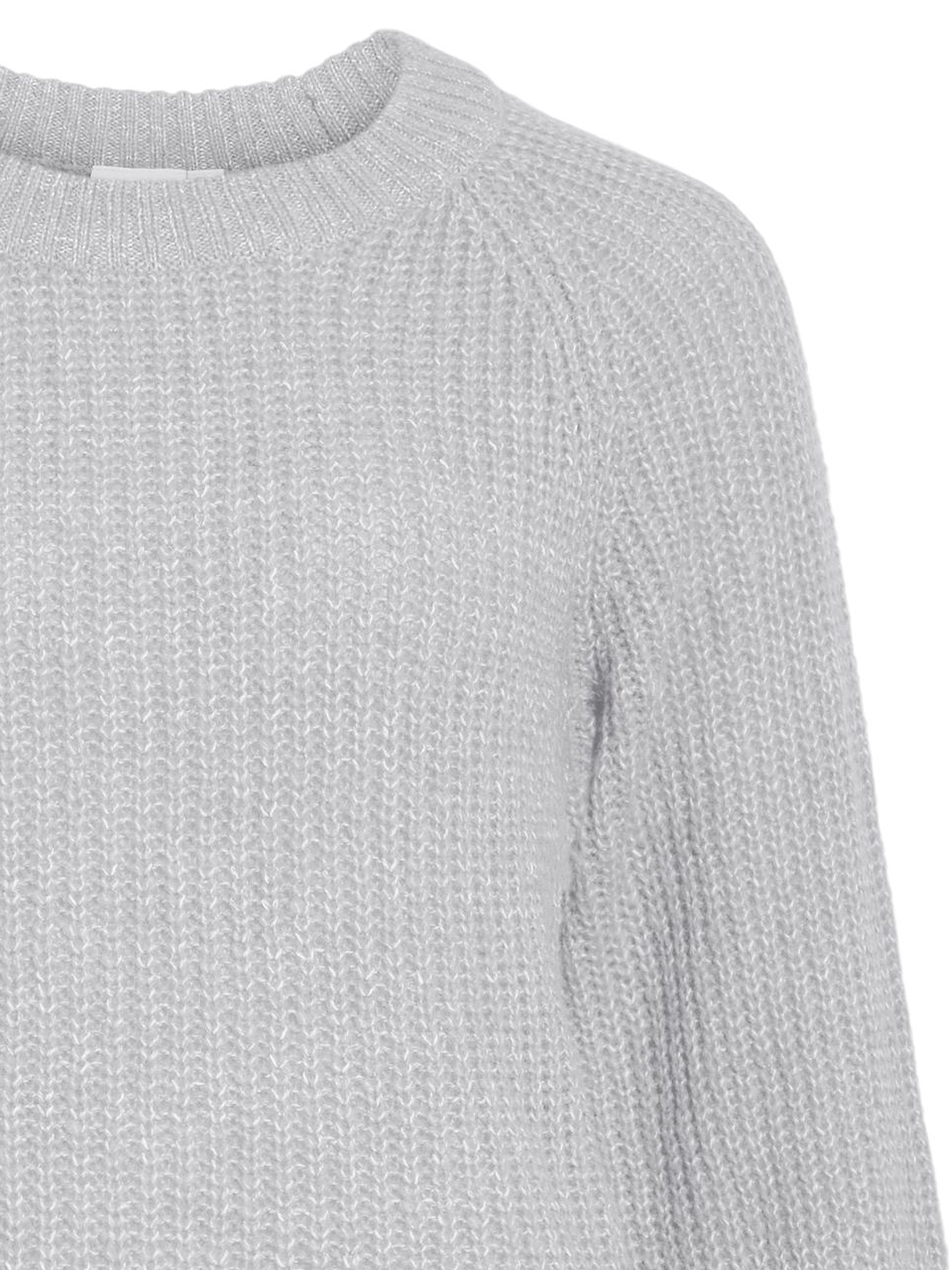 Klassischer Strickpullover mit Rundhals und Rippbündchen Klassischer Strickpullover mit Rundhals und Rippbündchen