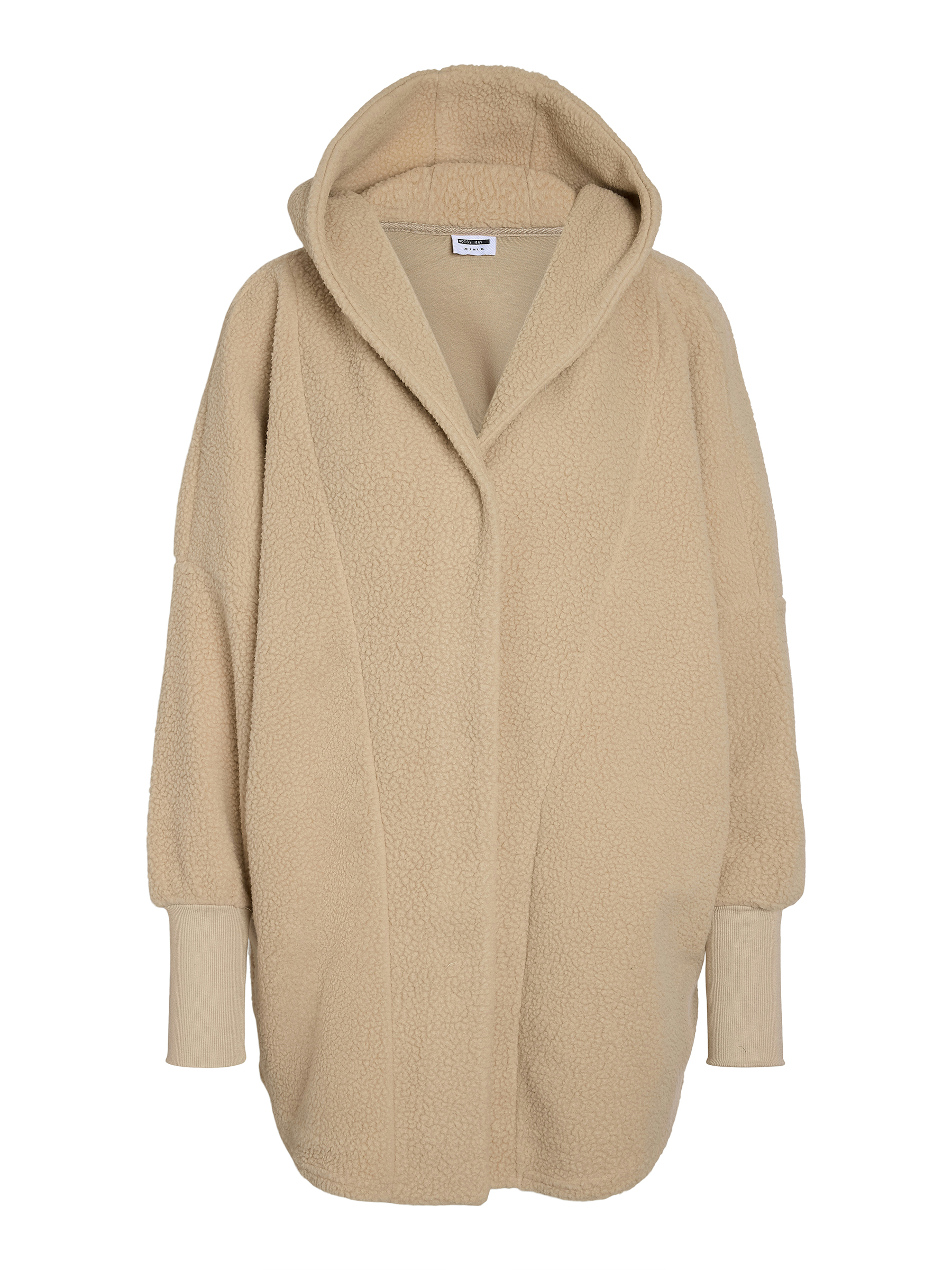 Noisy May NOISY MAY Strickjacke Teddy Oversized mit Kapuze – Creme, Bild 1