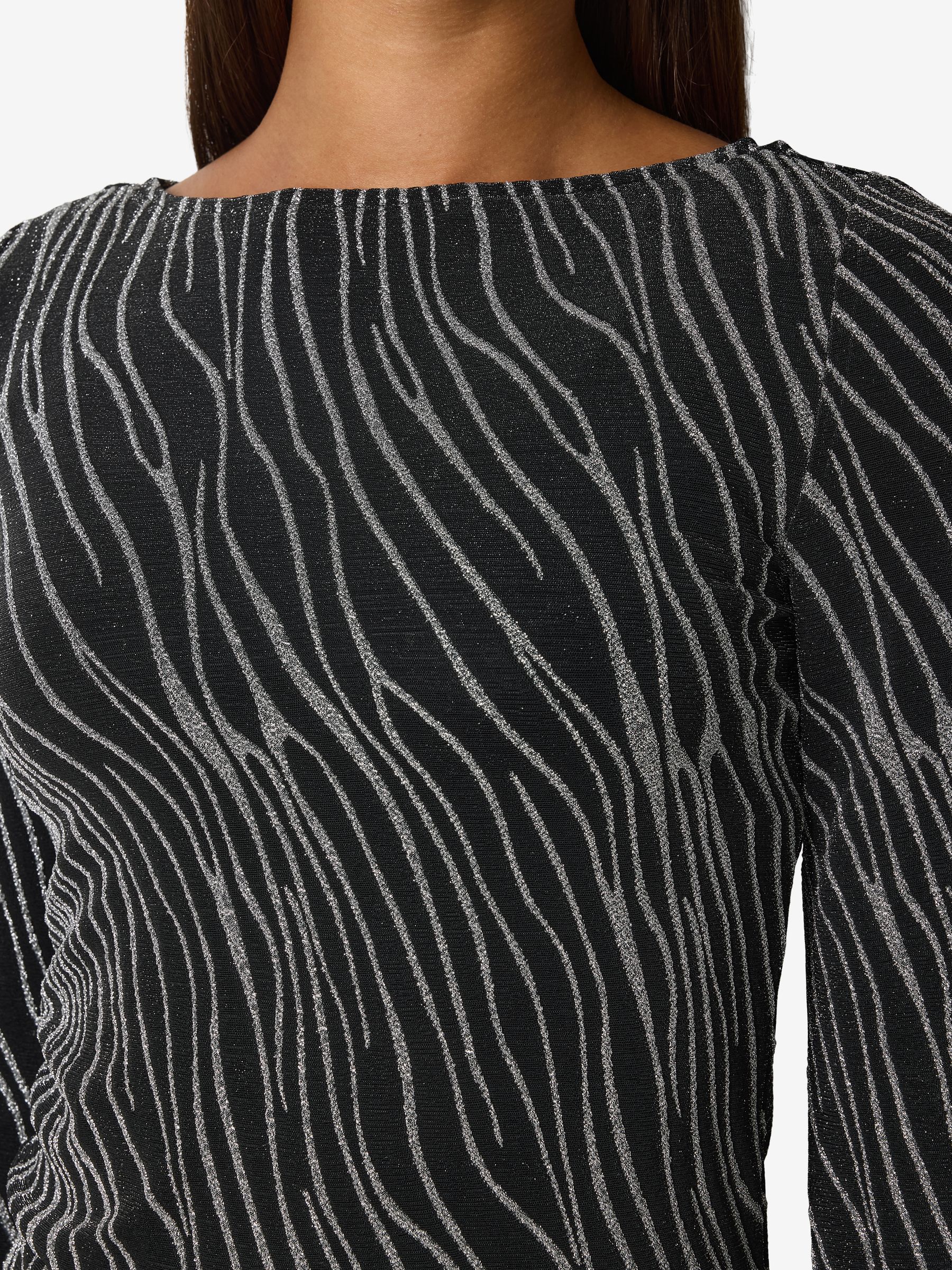 27035465_4842921_4.jpg Glamouröses Langarm-Top mit Schlagärmeln und Glitzer