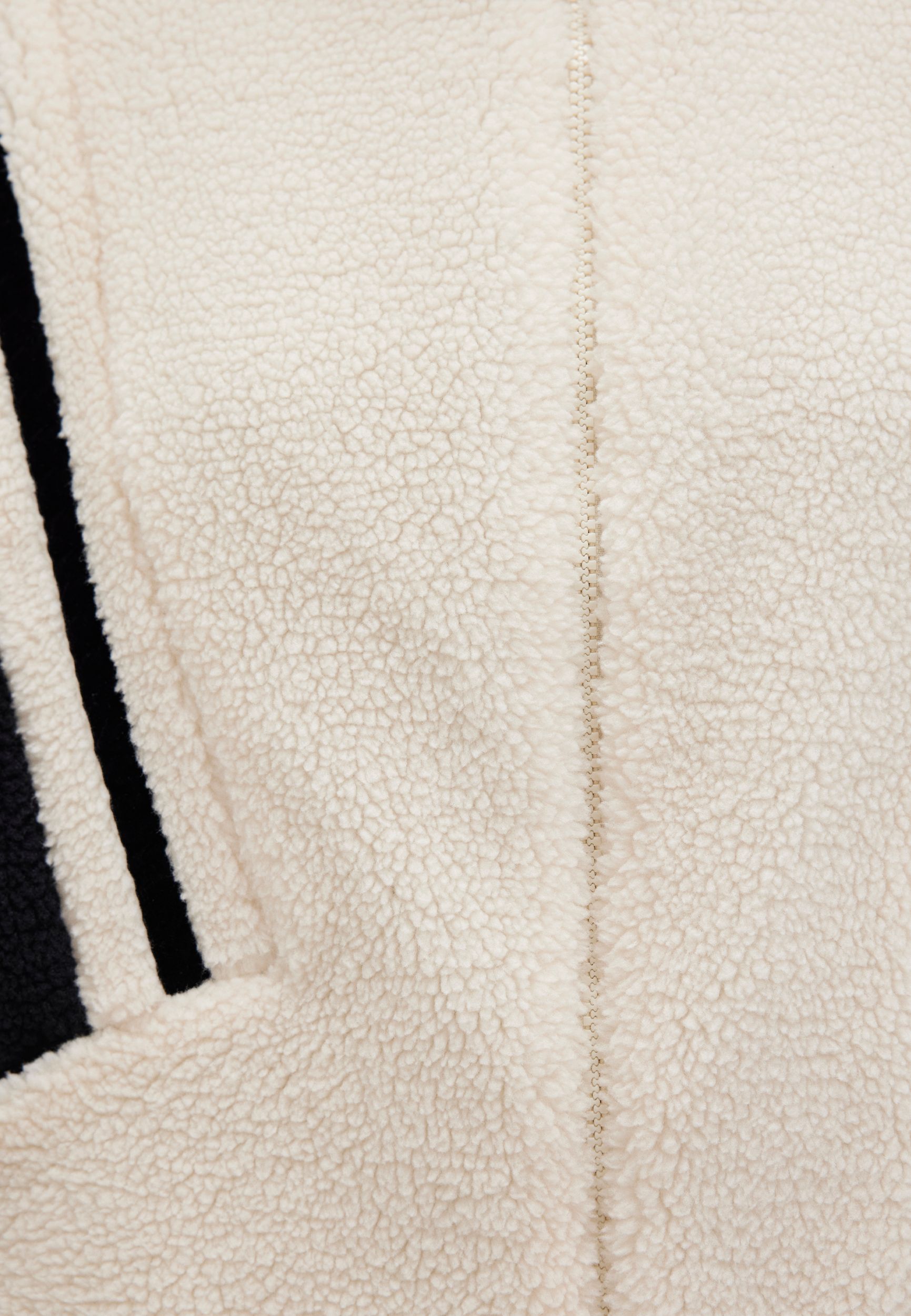 Teddyjacke mit Kontraststreifen Warm und Weich Teddyjacke mit Kontraststreifen Warm und Weich